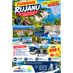 Poznávme Rujánu na bycikloch 22.05.-27.05.2027