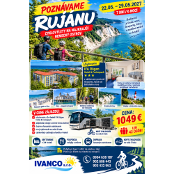 Poznávme Rujánu na bycikloch 22.05.-29.05.2027