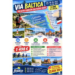 Via Baltica 08.06.-19.06.2027 Pri objednaní zájazdu do 31.12.2026 získate zľavu 100 € na osobu!